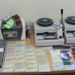Tarjetas clonadas y equipos encontrados a red.