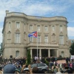 Izan la bandera cubana en Washington