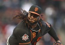 Johnny Cueto volvería de su lesión el próximo martes frente a Piratas