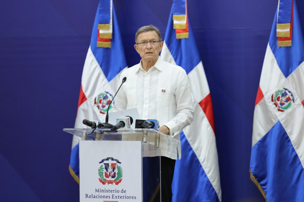 Canciller dominicano Roberto Álvarez.